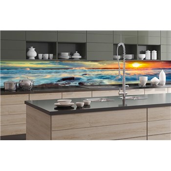 Samolepící tapety za kuchyňskou linku západ slunce na pobřeží rozměr 350 cm x 60 cm