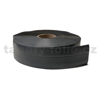 Podlahová lemovka z PVC tmavě šedá 5,3 cm x 40 m