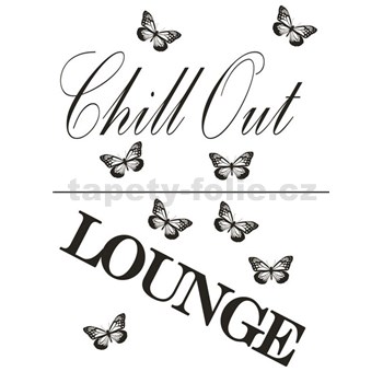 Samolepky na zeď - Chill out Lounge 45 x 65 cm