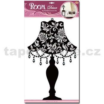 Samolepky na zeď lampa 50 x 32 cm