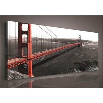 Obraz na plátně Golden Gate Bridge 45 x 145 cm