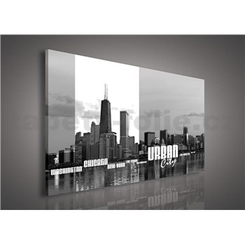Obraz na plátně Urban City 100 x 75 cm