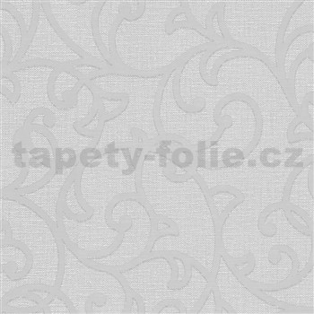 Vliesové tapety na zeď IMPOL Opus ornamenty šedé na šedém podkladu