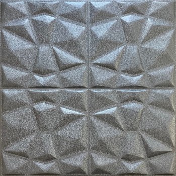Samolepící pěnové 3D panely rozměr 70 x 70 cm, diamant šedý AKCE