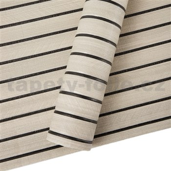 Samolepící panely na zeď lamely na pěnovém podkladu šedé rozměr 270 x 48,5 cm