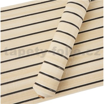 Samolepící panely na zeď lamely na pěnovém podkladu světle hnědé rozměr 270 x 48,5 cm