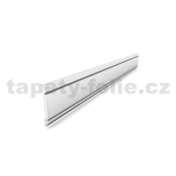 Podlahová lišta soklová EXCLUSIVE W-13, 200 x 0,8 x 6 cm