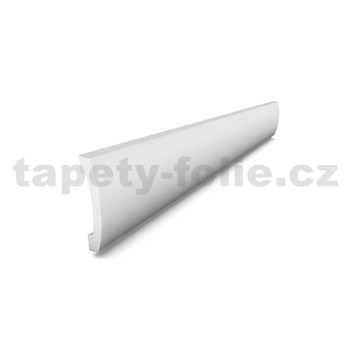 Podlahová lišta soklová EXCLUSIVE W-14, 200 x 1,5 x 7 cm