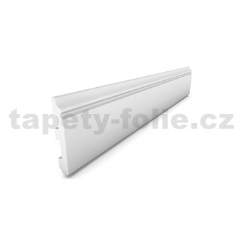Podlahová lišta soklová EXCLUSIVE W-05, 200 x 1,26 x 7,9 cm