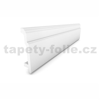 Podlahová lišta soklová EXCLUSIVE W-09, 200 x 2,2 x 10,3 cm