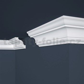 Nástěnná dekorativní lišta XPS E-15 rozměr 2000x80x80mm