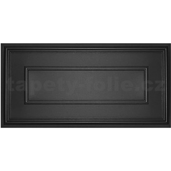 Stropní panely 3D XPS obklad černý rozměr 100 x 50 cm