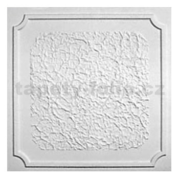 Stropní panely 3D EPS ANTIK S bílý rozměr 50 x 50 cm