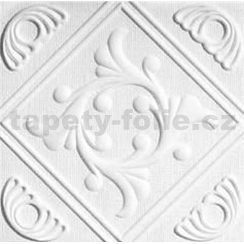Stropní panely 3D XPS ANET M bílý rozměr 50 x 50 cm - POSLEDNÍ KUSY