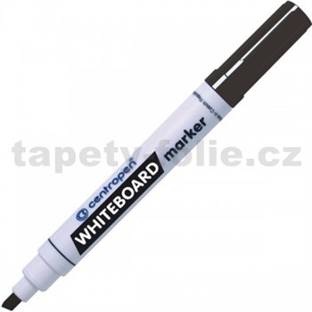 Stíratelný Centropen 8569 černý, seříznutý hrot, stopa 1-4,5 mm