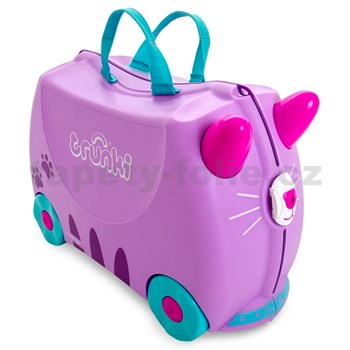 Dětský kufr TRUNKI na kolečkách kocourek Cassie