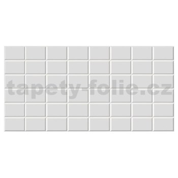 Obkladové panely 3D PVC rozměr 960 x 480 mm obklad bílý 7,5x11,5 cm