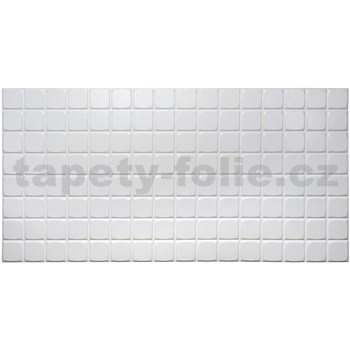 Obkladové panely 3D PVC rozměr 960 x 480 mm obklad bílý malý