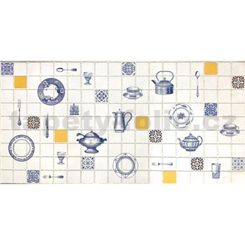 Obkladové panely 3D PVC rozměr 960 x 485 mm kuchyňský motiv - POSLEDNÍ KUSY