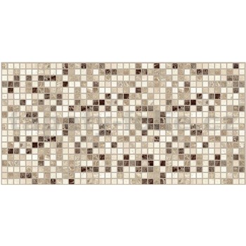Obkladové panely 3D PVC rozměr 955 x 480 mm mozaika hnědo-šedá - POSLEDNÍ KUSY