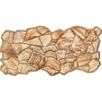 Obkladové panely 3D PVC rozměr 955 x 480 mm pískovcový kámen jantarový