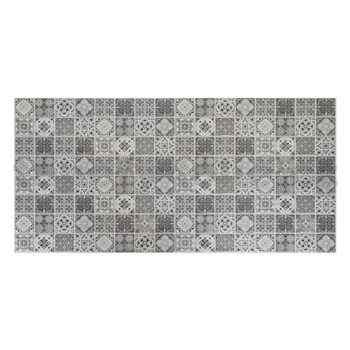 Obkladové panely 3D PVC rozměr 964 x 480 mm dlaždice černo-bílé malé