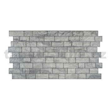 Obkladové panely 3D PVC ukládaný kámen šedo-bílý rozměr 955 x 480 mm