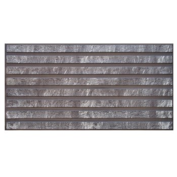 Obkladové panely 3D PVC  kamenné pásy tmavě šedé rozměr 970 x 500 mm
