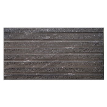 Obkladové panely 3D PVC  kamenné pásy černé rozměr 970 x 500 mm