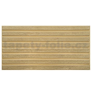 Obkladové panely 3D PVC  lamely žluté rozměr 970 x 500 mm