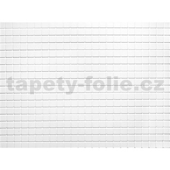Obkladové panely 3D PVC rozměr 440 x 580 mm mozaika bílá matná