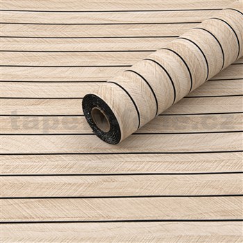 Samolepící lamely na zeď na pěnovém podkladu béžové rozměr 280 x 60 cm