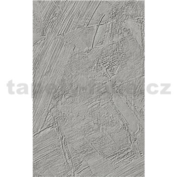 Samolepící panel na zeď na pěnovém podkladu strukturovaná omítkovina šedá rozměr 280 x 60 cm