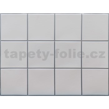 Obkladové panely 3D PVC rozměr 440 x 580 mm obklad velký se stříbrnou spárou