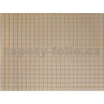 Obkladové panely 3D PVC rozměr 440 x 580 mm mozaika hnědá
