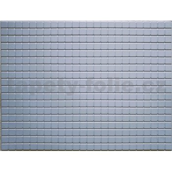 Obkladové panely 3D PVC rozměr 440 x 580 mm mozaika šedá