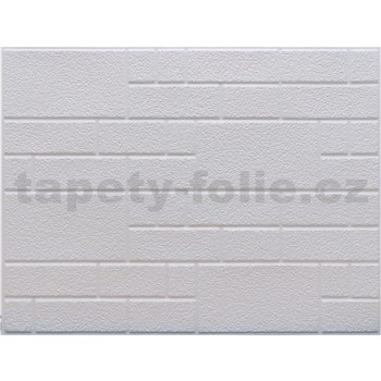 Obkladové panely 3D PVC rozměr 440 x 580 mm nepravidelný obklad strukturovaný bílý