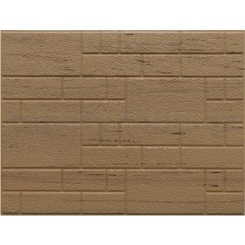 Obkladové panely 3D PVC rozměr 440 x 580 mm nepravidelný obklad strukturovaný hnědý s žíháním