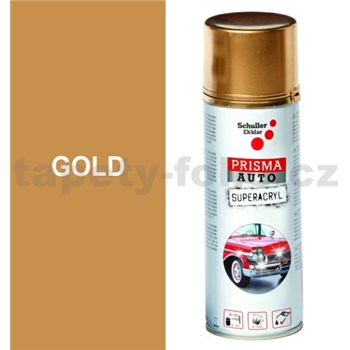 Sprej AUTO SUPERACRYL 400ml barva zlatá