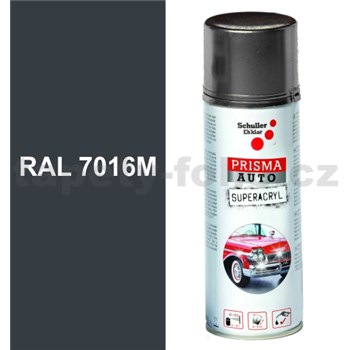 Sprej AUTO SUPERACRYL 400ml RAL 7016M barva antracitově šedá