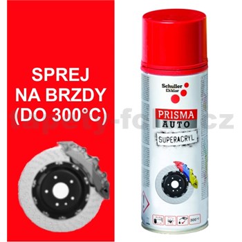 Sprej AUTO 300 barva na brzdové třmeny červená do 300°C 400ml