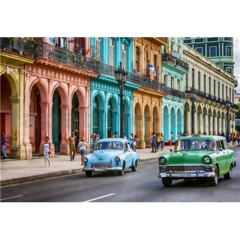Vliesové fototapety Cuba rozměr 368 cm x 254 cm