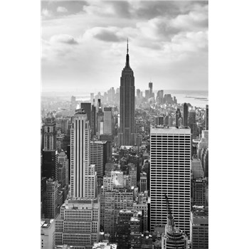 Vliesové fototapety New York Black and White rozměr 124 cm x 184 cm