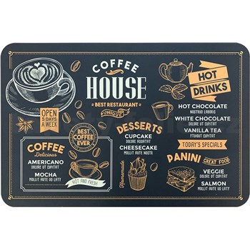Dekorativní prostírání na stůl COFEE HOUSE rozměr 270 x 410 mm