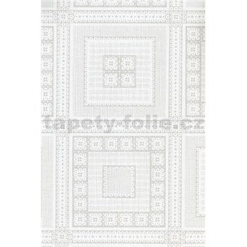 Ubrusy návin 20 m x 140 cm čtverce bílé