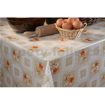 Ubrus metráž květiny - POSLEDNÍ METRY