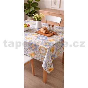 Ubrusy návin Sicilská majolika 20 m x 140 cm