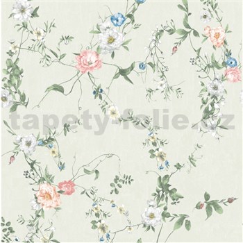 Papírové tapety na zeď vlčí máky na stoncích