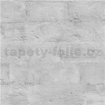 Vliesové tapety na zeď cihlová zeď šedá   AKCE