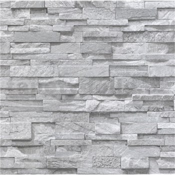 Papírové tapety na zeď Sweet & Cool kameny šedé